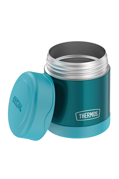 Thermos Kids Funtainer Stainless Steel Food Jar - Teal Blue - 290ml