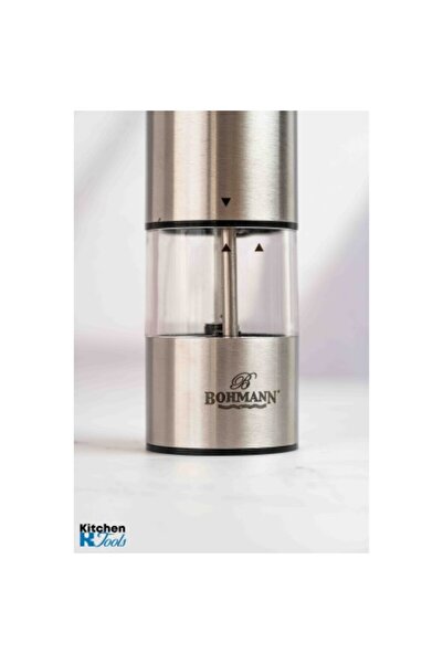 victiny Electric salt and pepper grinder, Bohmann, stainless steel