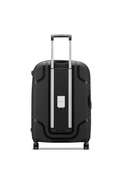Delsey Clavel 4 Wheel Hard Trolley, 55 cm, Black