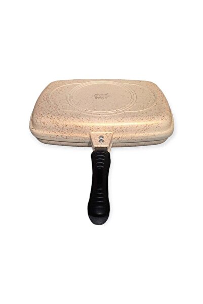 drobina Turkish Granite Double-Sided Grill - Cream