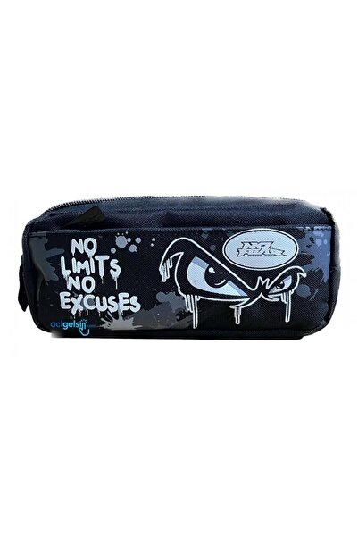 No Fear Оригінальна чорна сумка для ручок з кишенями