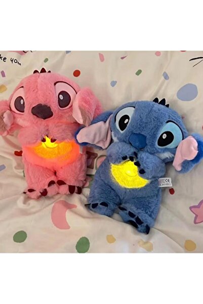 Lilo & Stitch Înger de pluș interactiv – Respiră și lumină de noapte moale