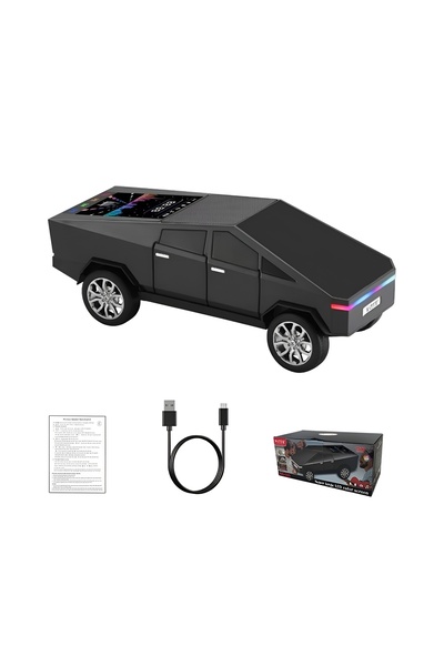 Wster Portable Bluetooth Speaker with Display, HD Sound, FM Radio, Built-in M...