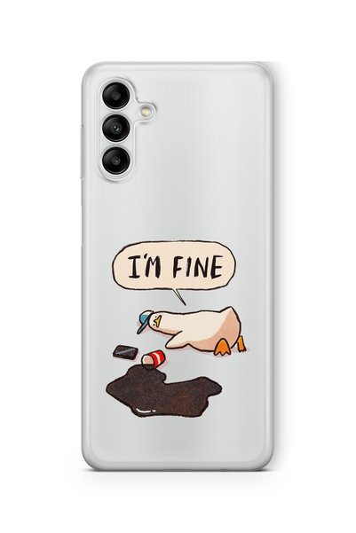 Multitronic Samsung Galaxy A56 Compatible Im Fine Design Printed Transparent ...