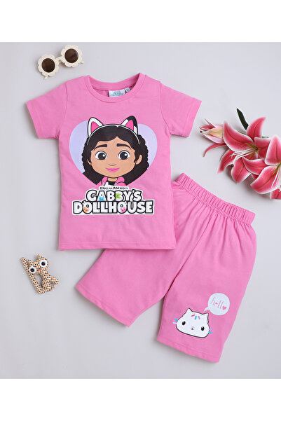Gabby's Dollhouse GABBY DOLLHOUSE - Girl's Short Sleeve & Short Set