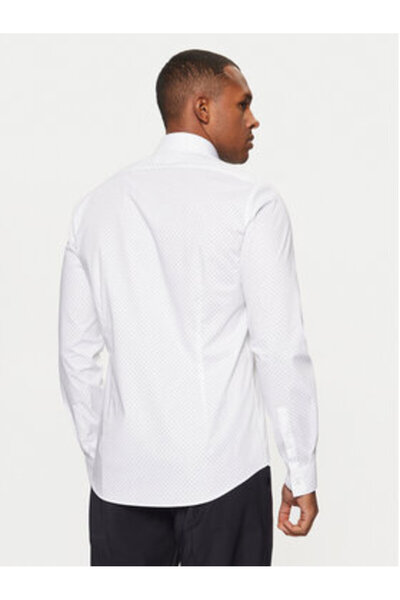 Calvin Klein Ανδρικό Πουκάμισο K10K113846 Λευκό