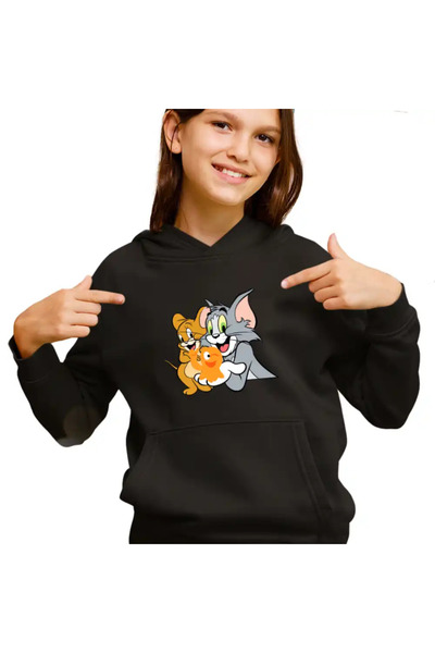 OEM Παιδικό φούτερ Tom and Jerry Lamput για κορίτσια