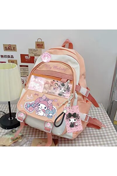 İnci My Melody Okul Sırt Çantası ve Aksesuarları Kartlık