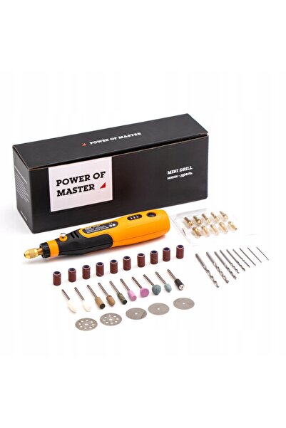 Rosfix Șlefuitor Multifuncțional Set 46 Piese | 3.6V, 5000–15000 RPM, 3.2 mm