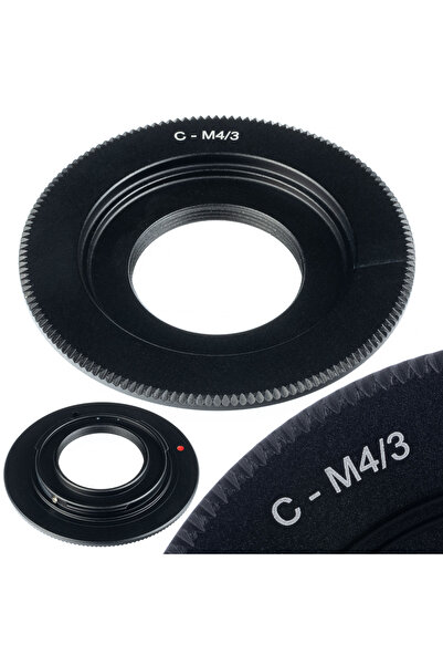 Rosfix Adaptor C-Mount la Micro 4/3 | Aluminiu | Compatibil cu Olympus, Panas...