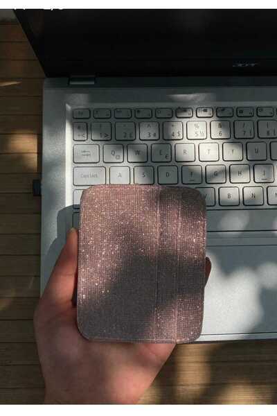 mirakuş Glittery Pink Women's Card Holder