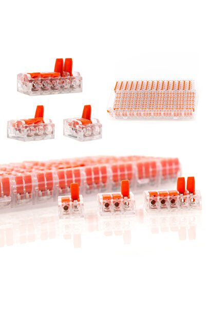 Rosfix Set Conectori Rapizi 75 Buc | 0.14–4mm² 32A 250V în Cutie Organizatoare