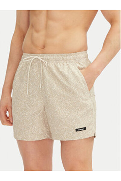 Calvin Klein Ανδρικό μαγιό σορτς KM0KM01120 Μπεζ