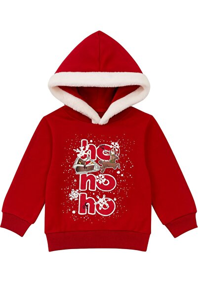 ZUZUNGA Unisex Santa Claus Printed Hooded Sweatshirt