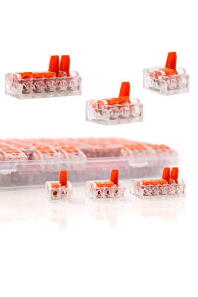 Rosfix Set Conectori Rapizi 90 Buc | 0.14–4mm² 32A 250V în Cutie Organizatoare