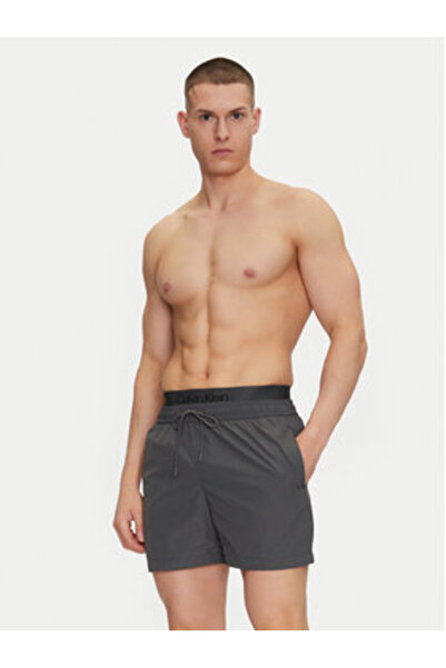 Calvin Klein Ανδρικό μαγιό σορτς KM0KM01104 Γκρι