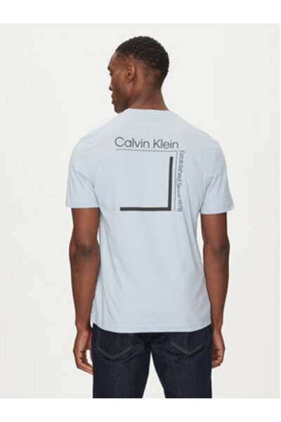 Calvin Klein Ανδρικό T-Shirt K10K114152 Ανοιχτό Μπλε