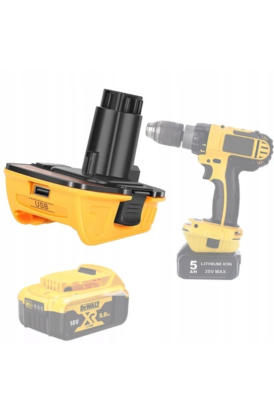 Rosfix Adaptor Baterie DCA1820 | Compatibil cu Dewalt 18V NiCd/NiMH & 20V Li-Ion