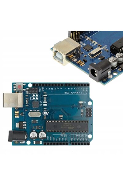 Rosfix Arduino UNO R3 Board | ATmega328P 16MHz 32KB | Compatible with Arduino Shields