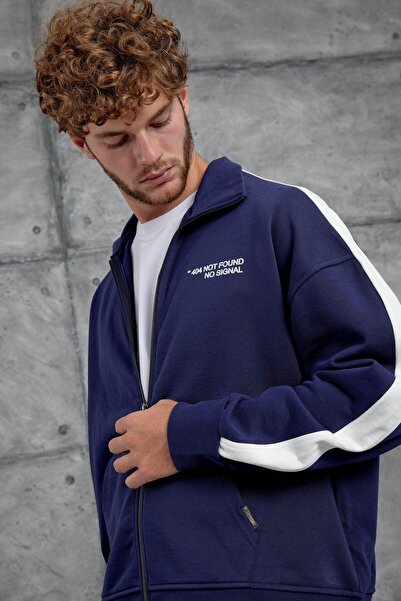 NOMARC Σετ αθλητικής φόρμας μεγάλου μεγέθους με στάμπα Navy Blue Nmrc 404 Not Found