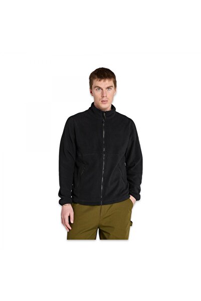 Timberland Tb0A6Hm3 Μαύρο ανδρικό παλτό από φλις με φερμουάρ