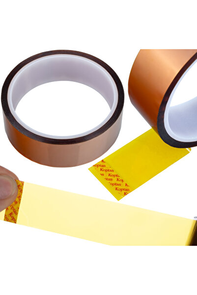 Rosfix Bandă Kapton 60mm x 30M | Rezistentă 240°C | Adeziv Siliconic 0,05mm