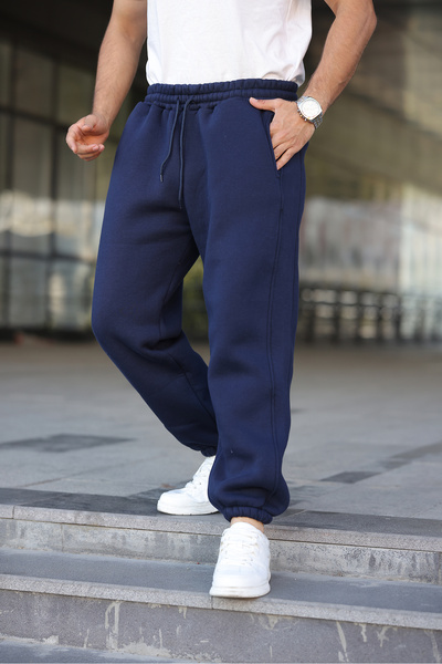 comstar Чоловічі штани з еластичним поясом і манжетами, темно-сині