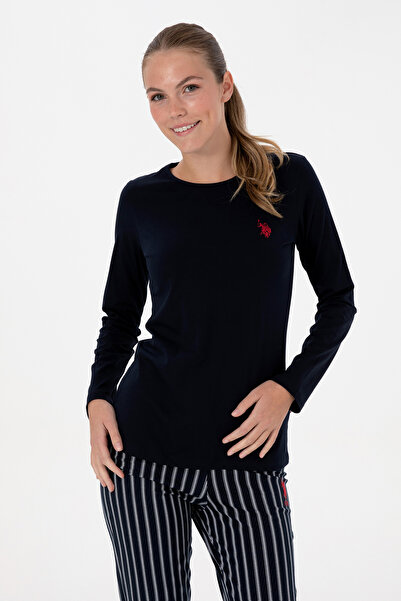 U.S. Polo Assn. Kadın Lacivert Pijama Takımı 50318883-VR033