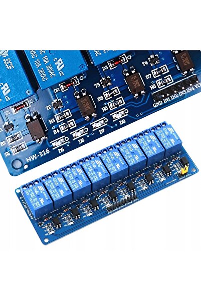 Rosfix 8 Channel 12V Relay Module | Optical Isolation, Arduino Compatible