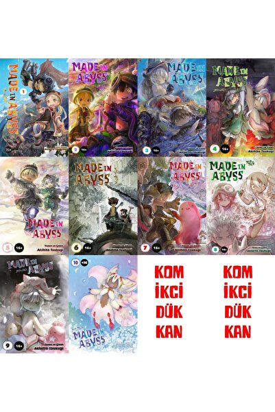 Komikşeyler Yayıncılık Made in Abyss 1-2-3-4-5-6-7-8-9-10 manga seti (10 kita...