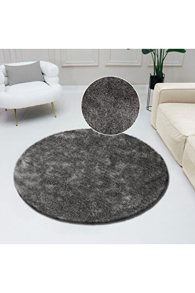 LUNA HOME Round rug »Dana«, very thick and fluffy, 140 cm diameter
