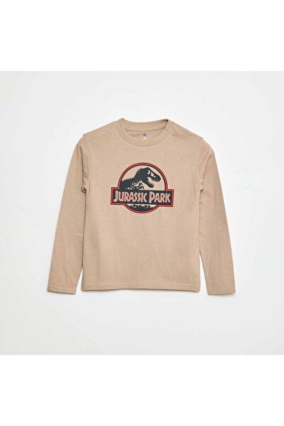 KIABI Jurassic Park 'Universal' T-shirt BEIGE