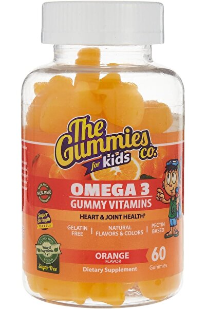 The Gummies Co . Omega 3 Gummy Vitamins Orange Flavor