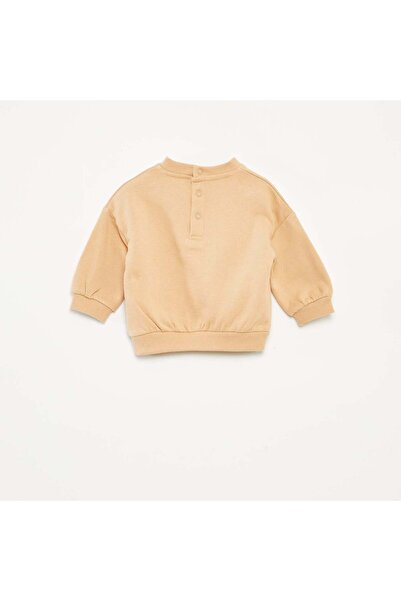 KIABI Sweatshirt fabric sweater + trousers set - 2-piece set BEIGE