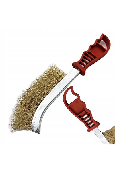 Rosfix Perie Sârmă 235MM | Mâner Ergonomic Plastic | Sârmă Alamă 80G