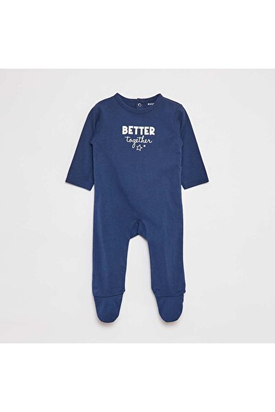 KIABI Lightweight sleepsuit with feet BLUE