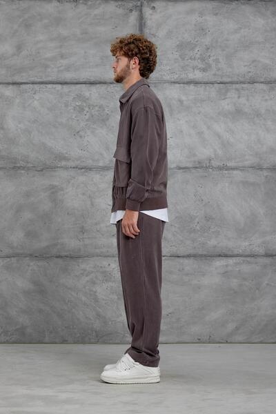 NOMARC Brown 251 Modal Fabric Oversize Suit