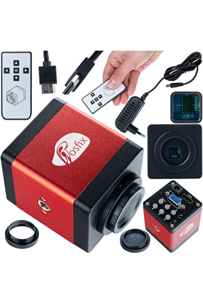 Rosfix Planets PRO 2MP Microscope Camera | HDMI/VGA | C-Mount, FullHD 60FPS