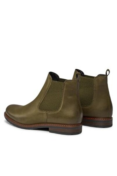 Tamaris γυναικείες μπότες Chelsea 1-25056-41 πράσινες