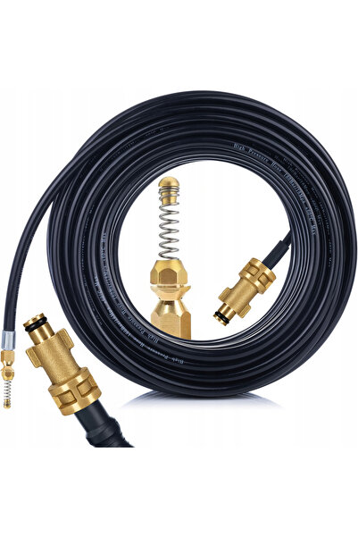 Rosfix Set Furtun Canalizare 10M + Duza Arc | Compatibil cu Bosch Tip Vechi