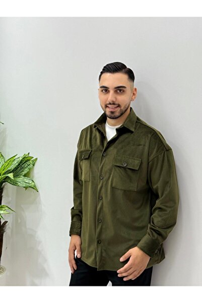 HA-KA GİYİM Cămașă din catifea pentru bărbați Cămașă de înaltă calitate Croia...