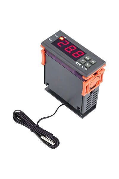 Rosfix Digital Thermostat STC-1000 | 230V, 1M Probe, -50°C–110°C, Red LED