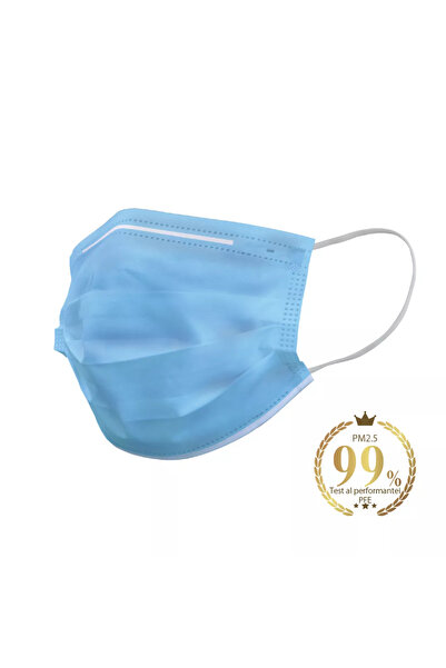 CARBOY Mască de protecție, set de 25 bucăți, Albastru, Car-Boy