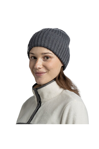 Buff Knitted Erviny Beanie, Unisex Beannie