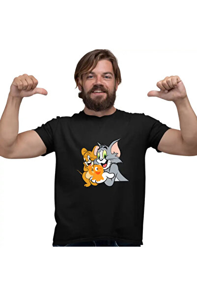OEM Tricou Barbati Lamput Tom si Jerry