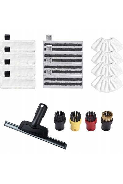 Rosfix Set Accesorii Mop Abur 17in1 | Compatibil cu Mop Abur Kärcher SC2–SC5