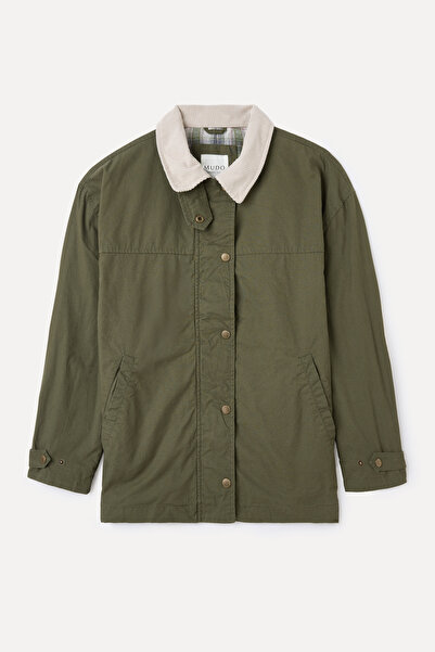 Mudo Velvet Collar Oversize Coat Jacket