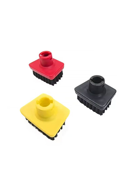 Rosfix Set 3 Perii Manuale Abur | Compatibil cu Aparat de Curățat Kärcher SC1–SC5