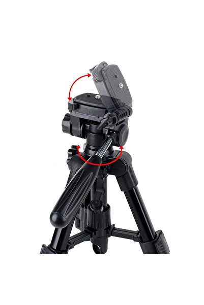 zomei Mini trepied profesional Q100 Mini din aluminiu cu 3 sectiuni, cap panoramic, greutate maxima