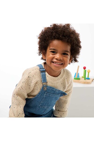 KIABI Warm Knit Sweater BEIGE